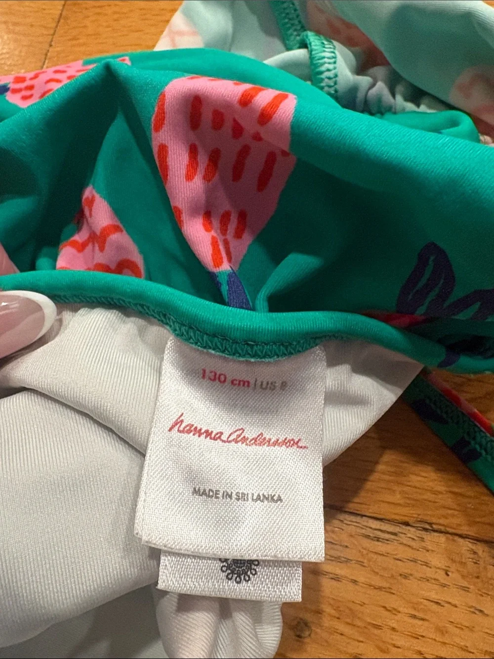 Hanna AnderssonOne-Piece Swimsuit with Pink Pineapple Print